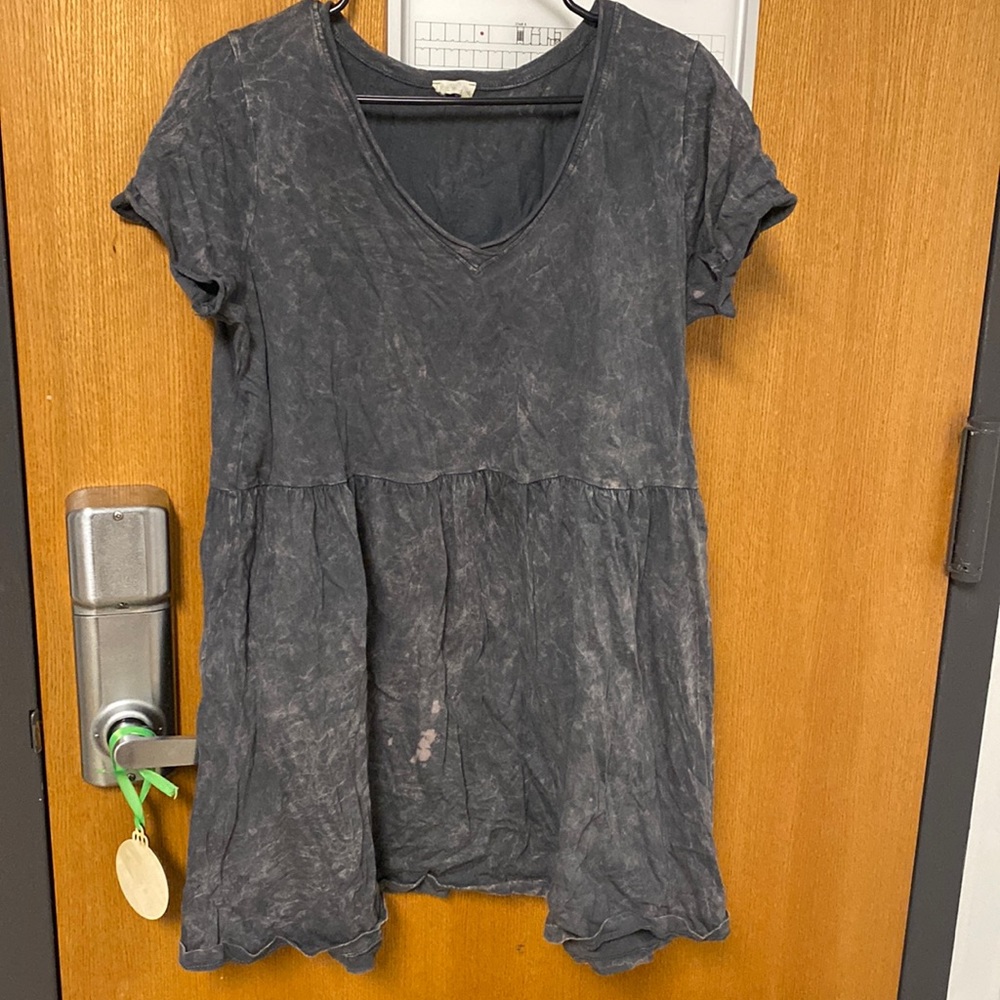 Acid wash dress